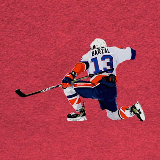 Barzal Celly | NY Islanders by vestiti